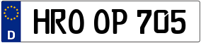 Truck License Plate